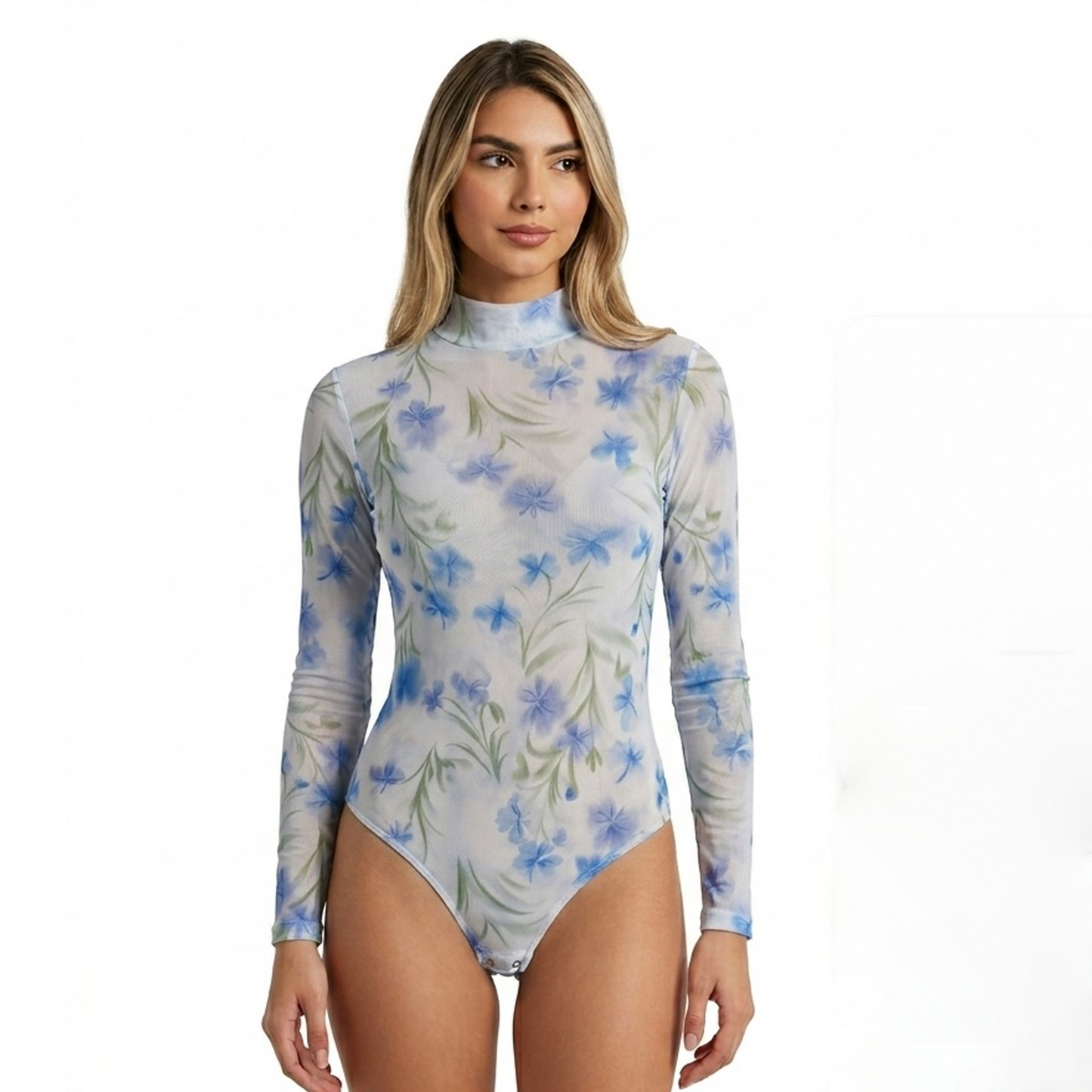 Body FLores azules de Verano